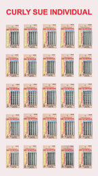 RetroTress -Curly Sue  Individual Lash(CSI) Clusters DIY Individual Eyelashes Extension  Wispy Clusters Lashes