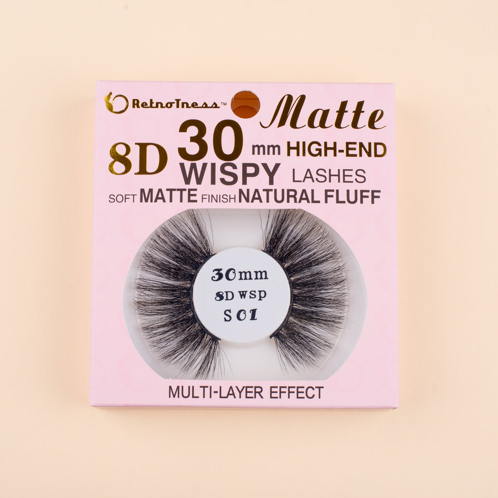 RetroTress Lashes- 8D 30mm Wispy Eyelashes