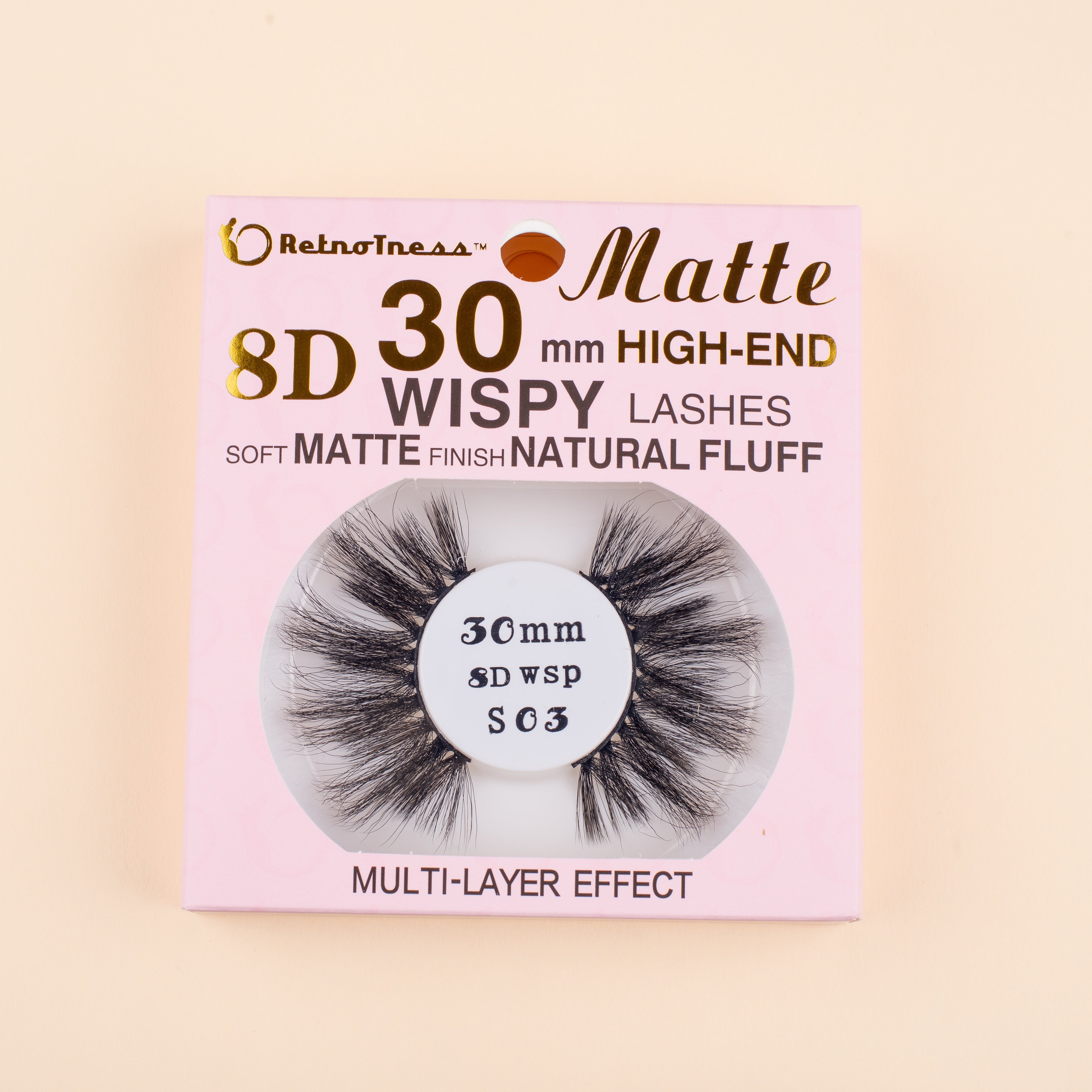 RetroTress Lashes- 8D 30mm Wispy Eyelashes