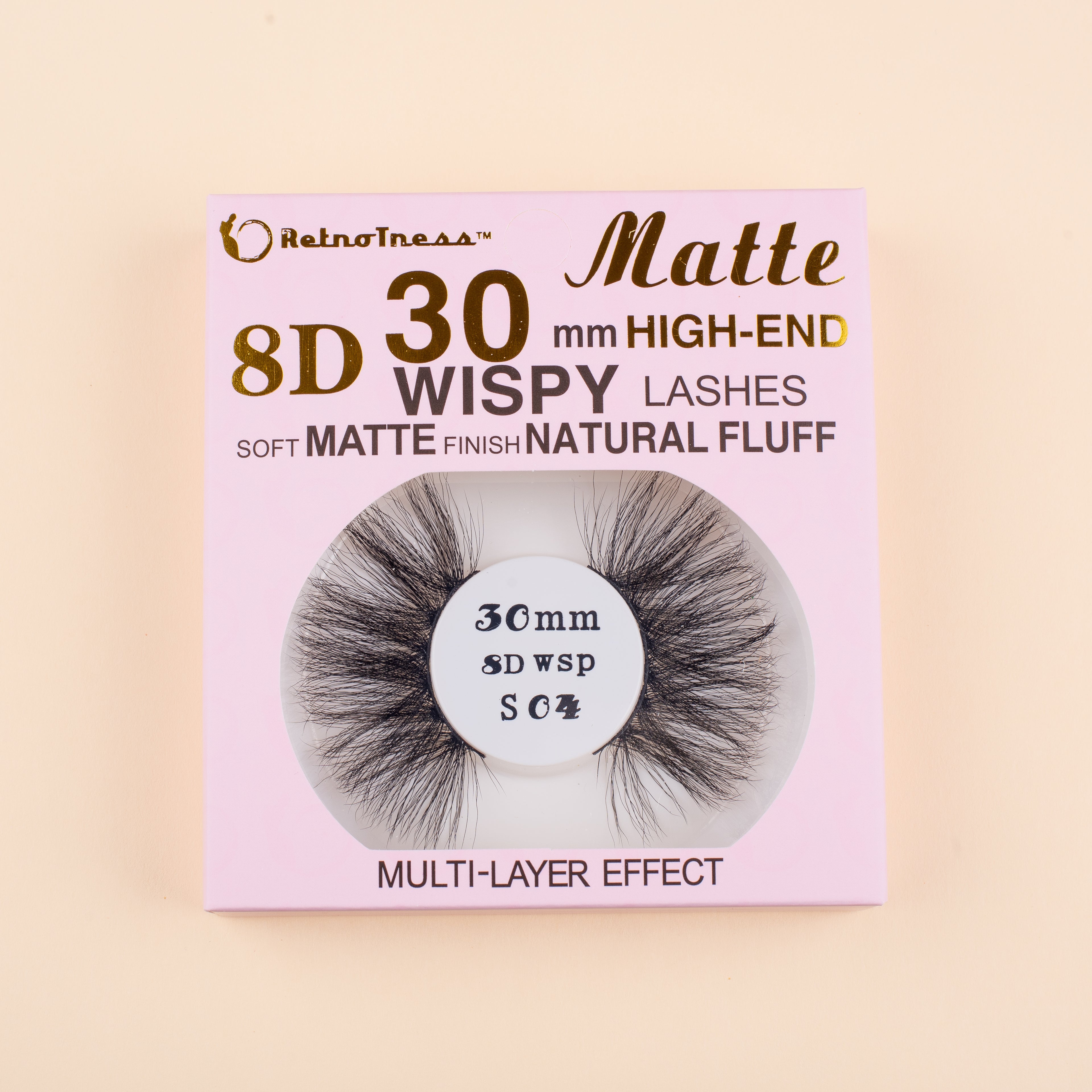 RetroTress Lashes- 8D 30mm Wispy Eyelashes