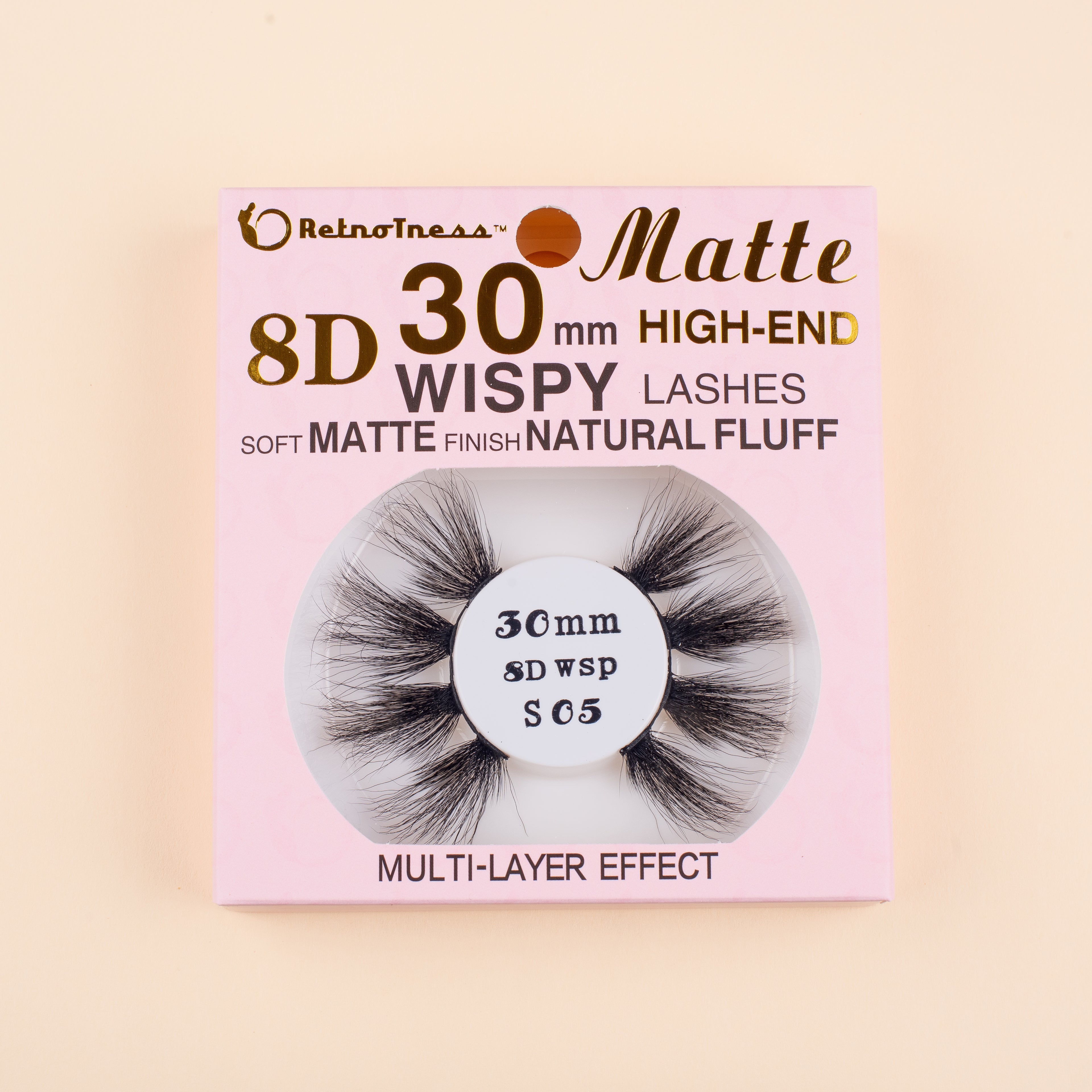 RetroTress Lashes- 8D 30mm Wispy Eyelashes