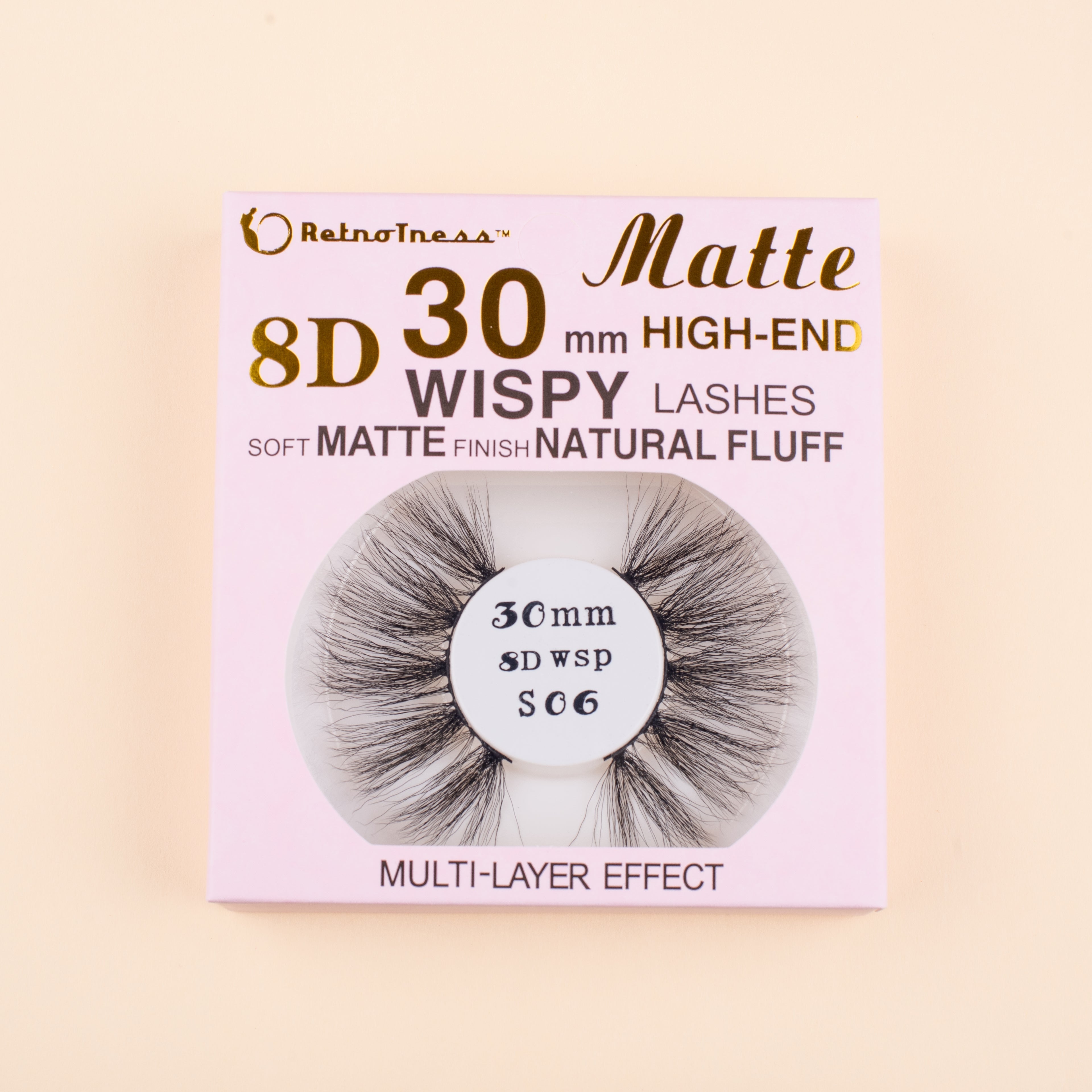 RetroTress Lashes- 8D 30mm Wispy Eyelashes