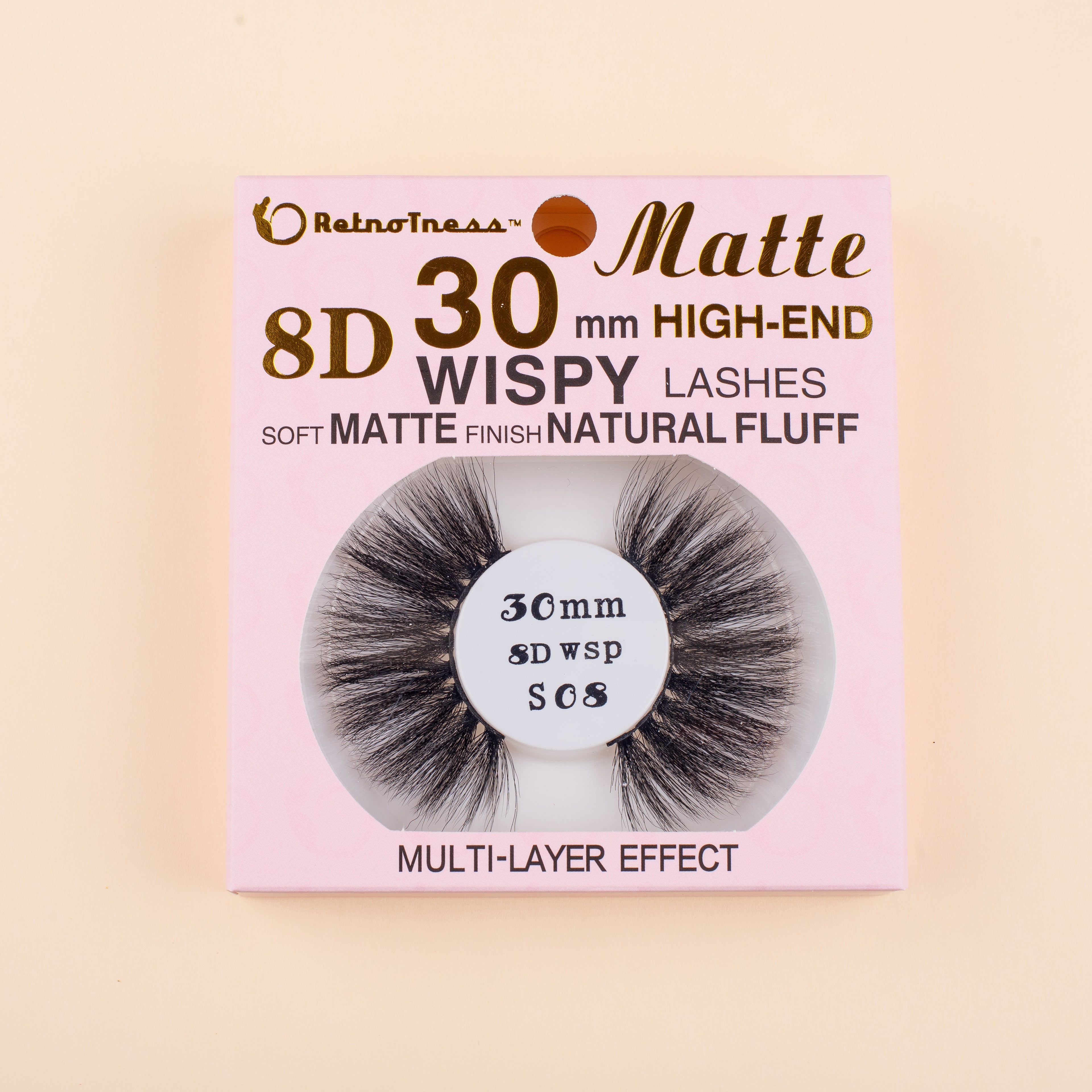 RetroTress Lashes- 8D 30mm Wispy Eyelashes