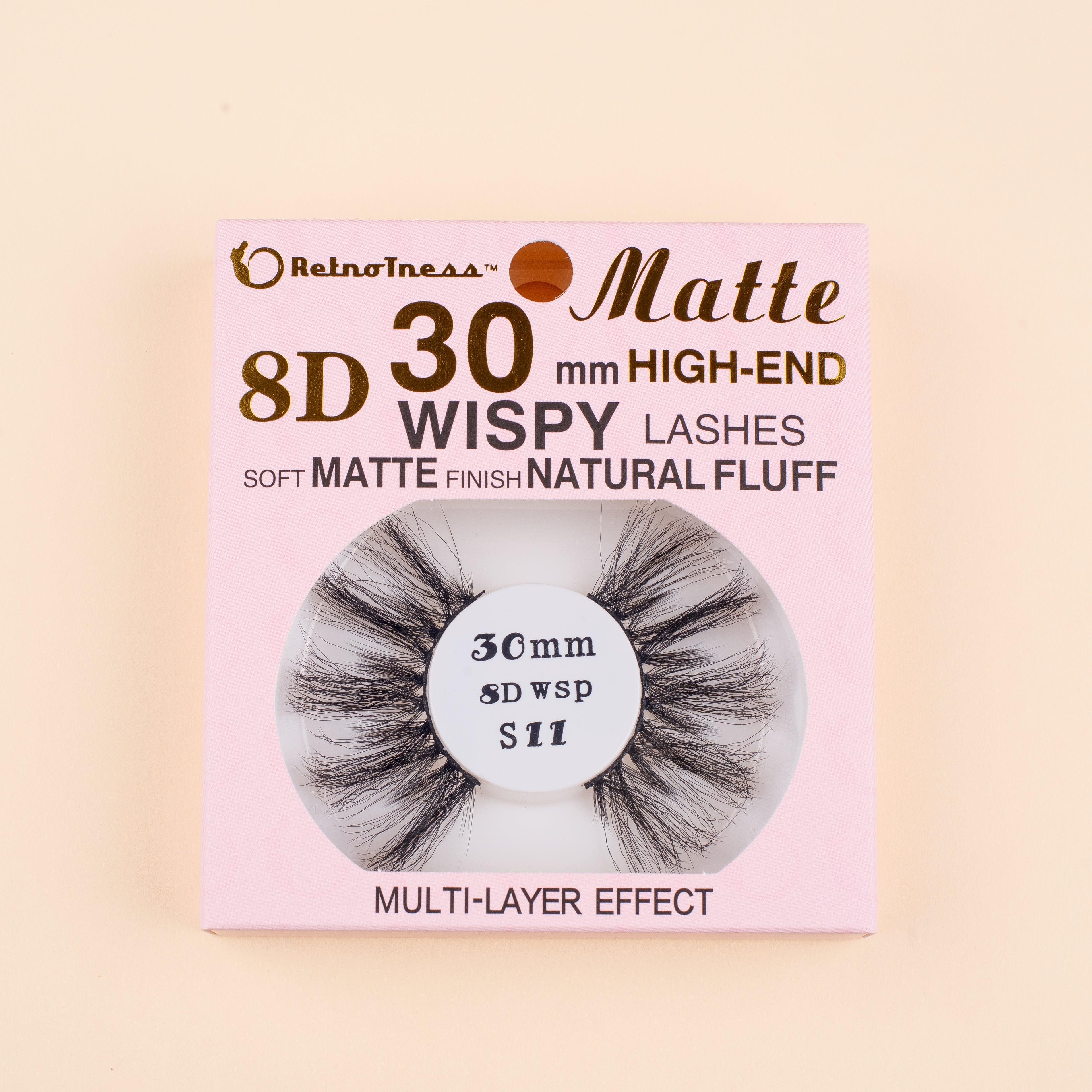 RetroTress Lashes- 8D 30mm Wispy Eyelashes