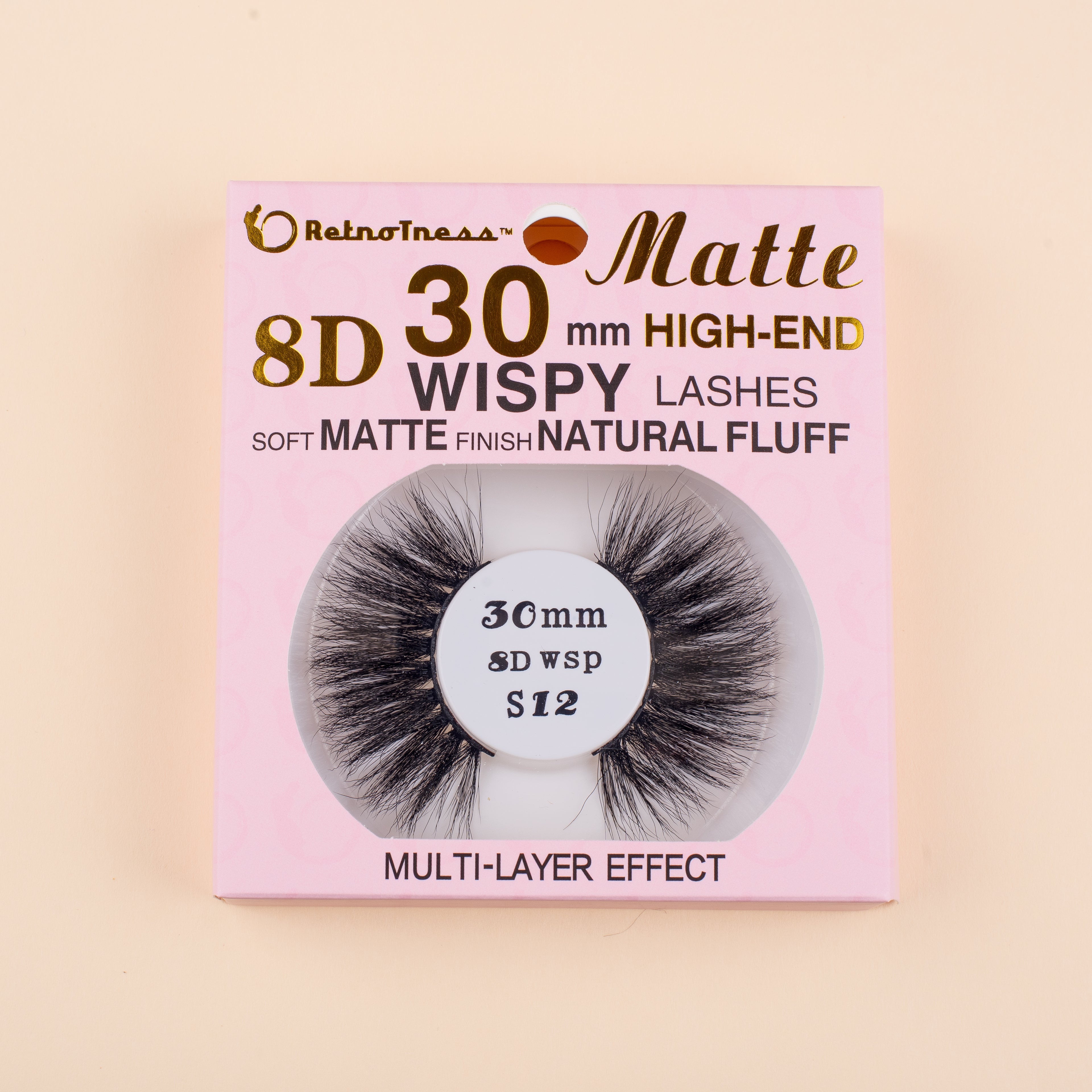 RetroTress Lashes- 8D 30mm Wispy Eyelashes