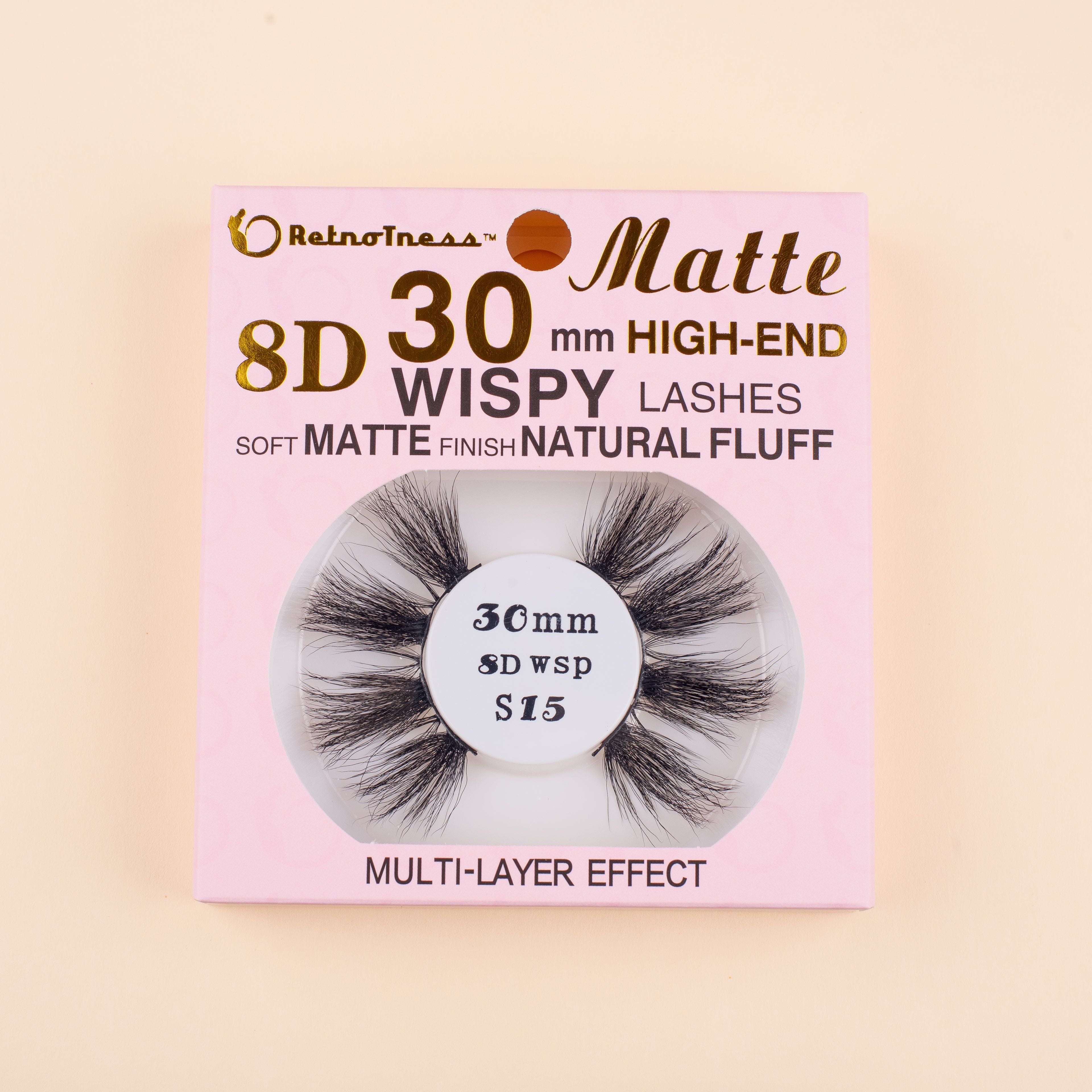 RetroTress Lashes- 8D 30mm Wispy Eyelashes