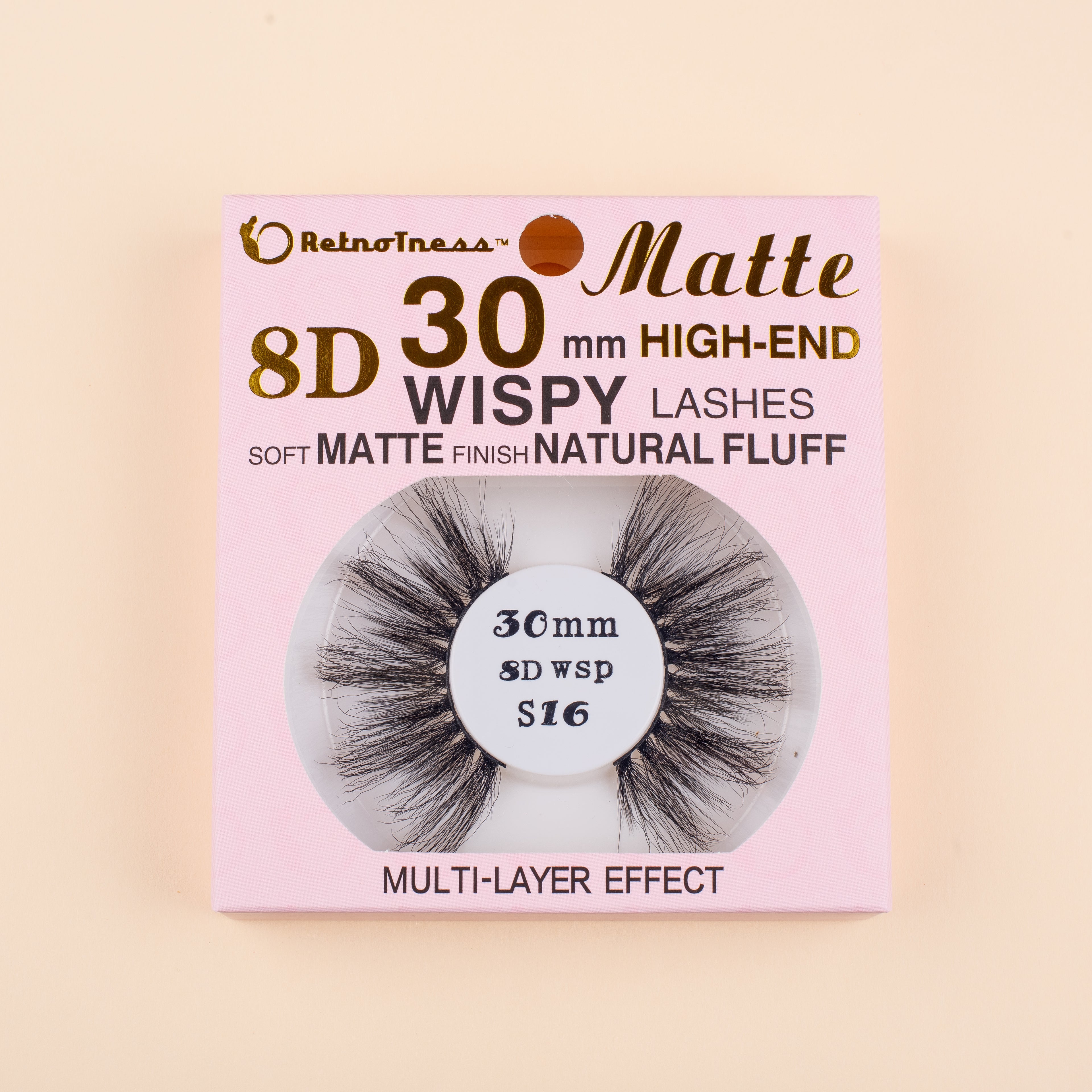 RetroTress Lashes- 8D 30mm Wispy Eyelashes