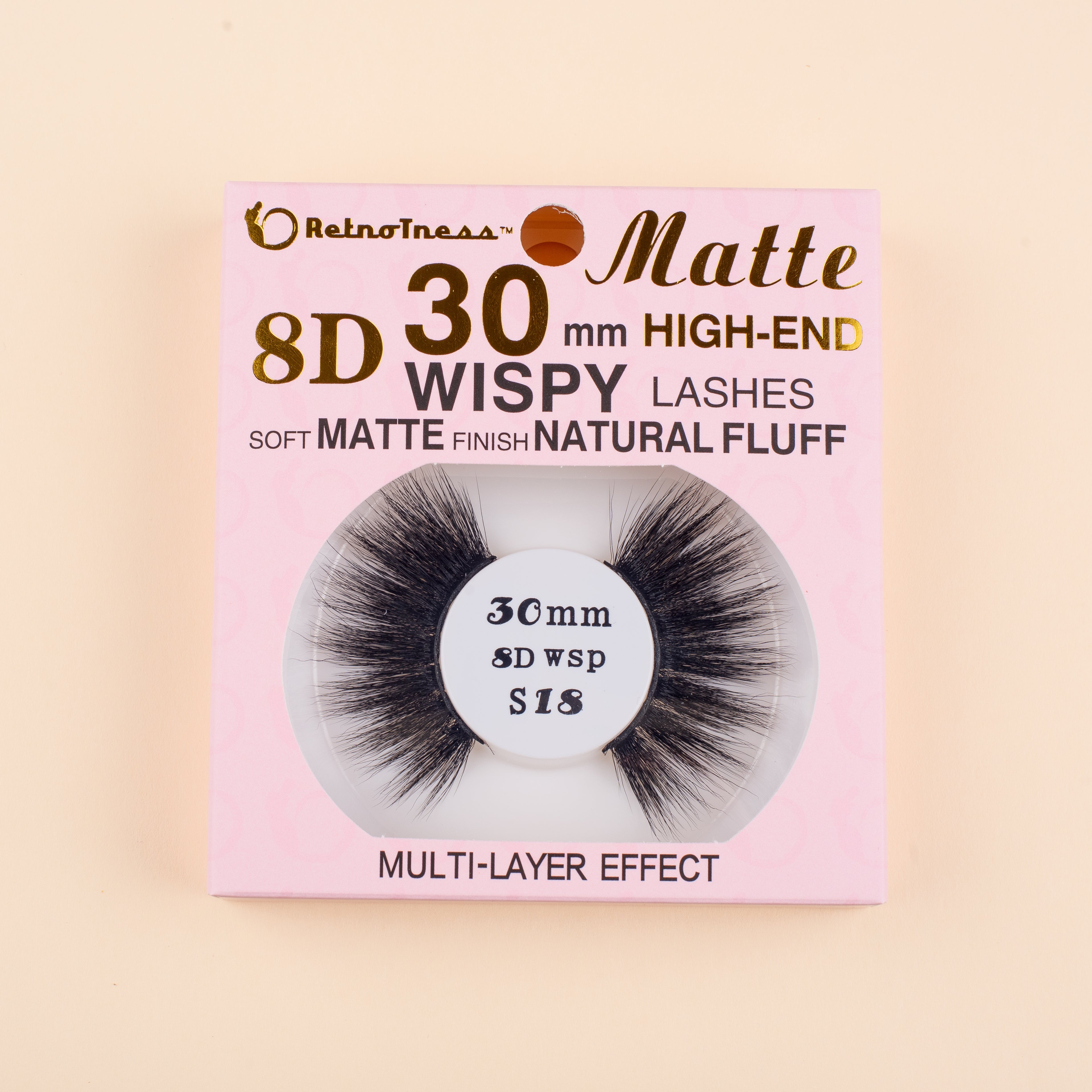 RetroTress Lashes- 8D 30mm Wispy Eyelashes