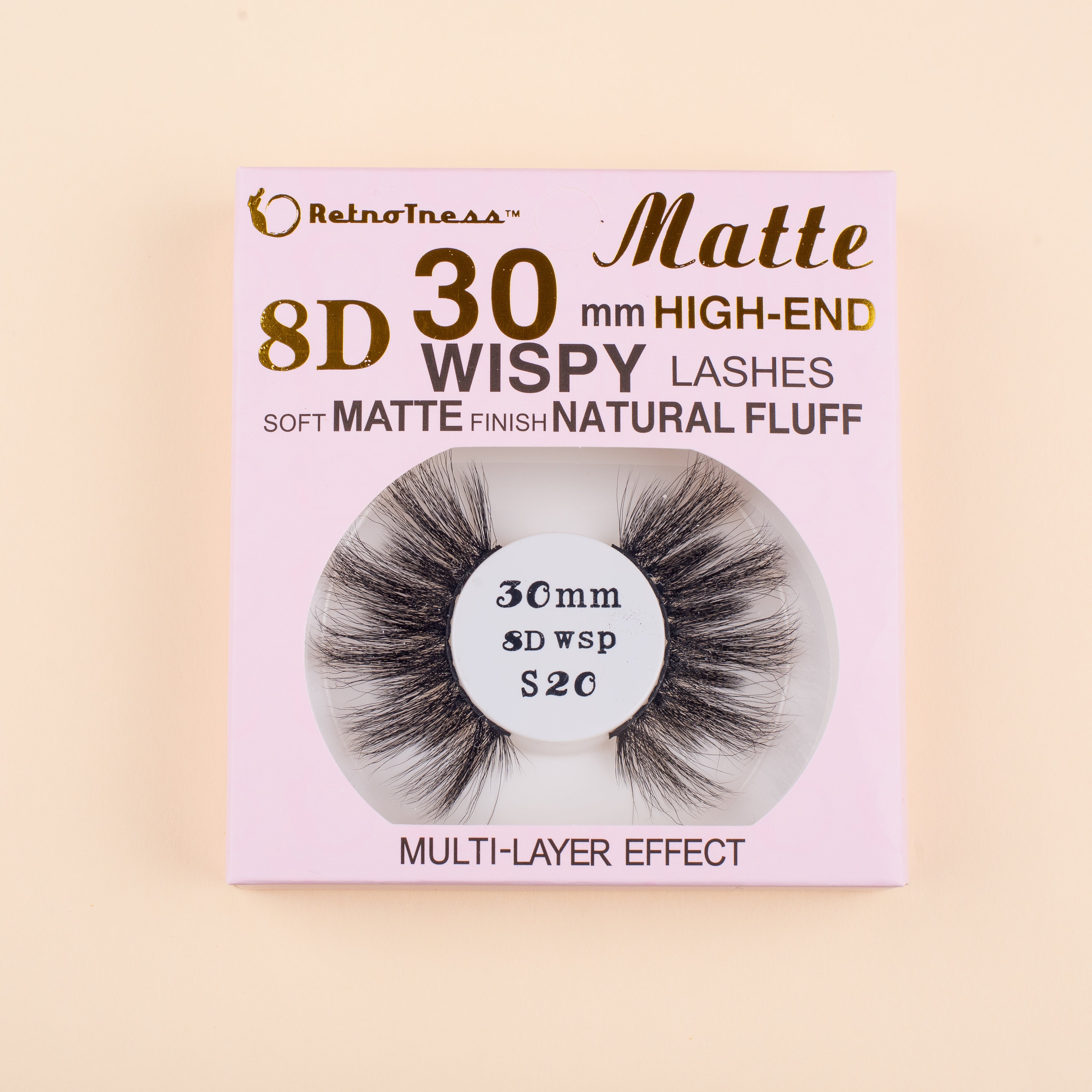 RetroTress Lashes- 8D 30mm Wispy Eyelashes