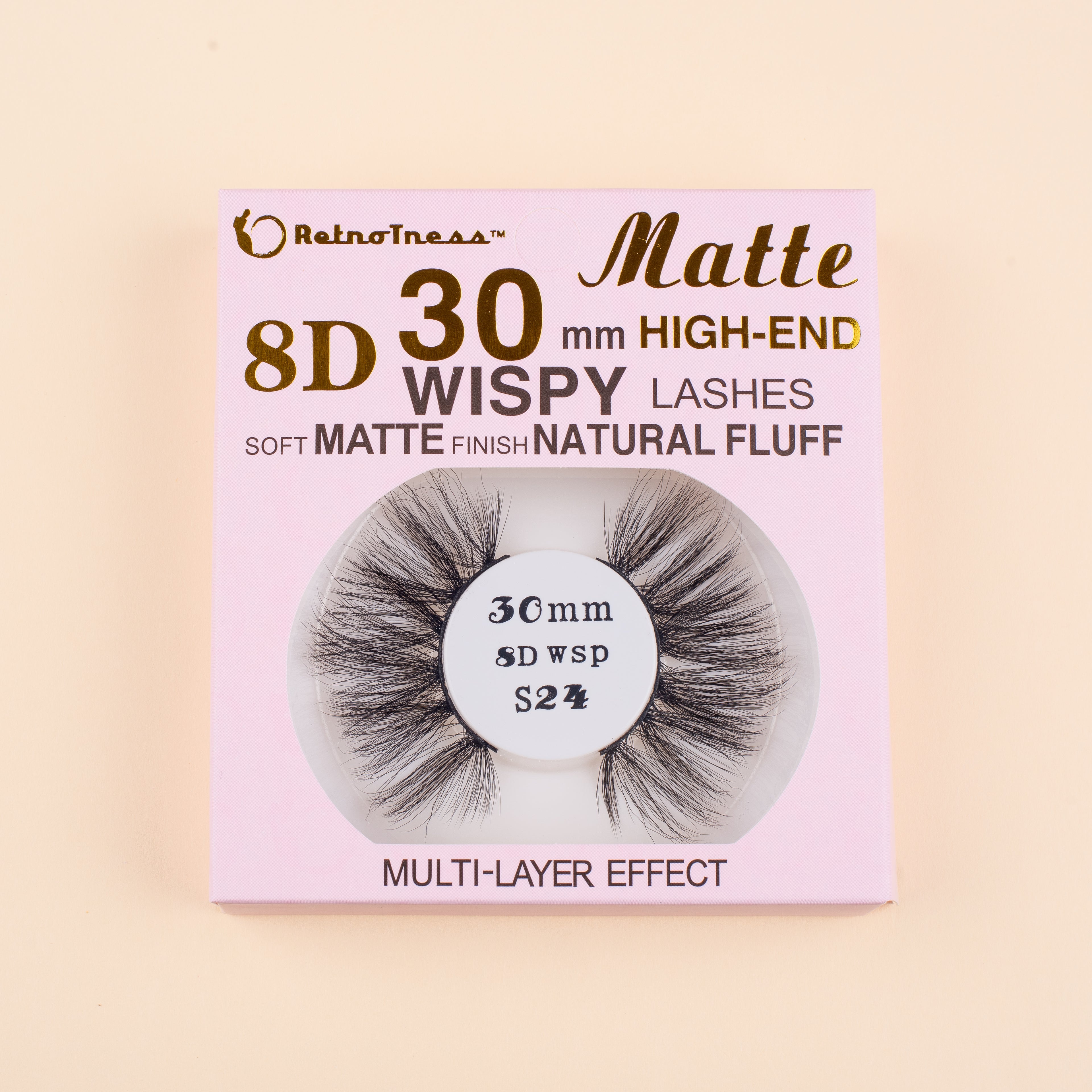RetroTress Lashes- 8D 30mm Wispy Eyelashes