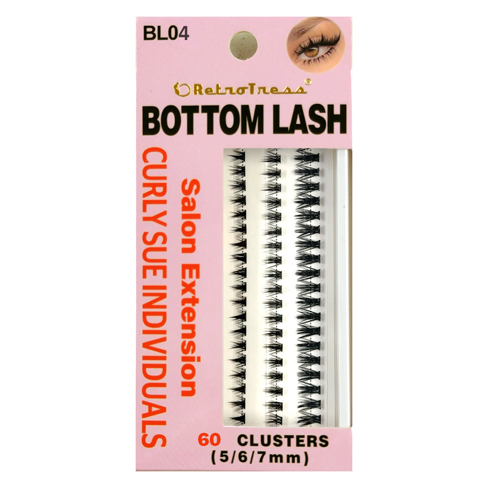 RetroTress Bottom Lash  DIY Individual Clusters Lower Under Lash Extensions