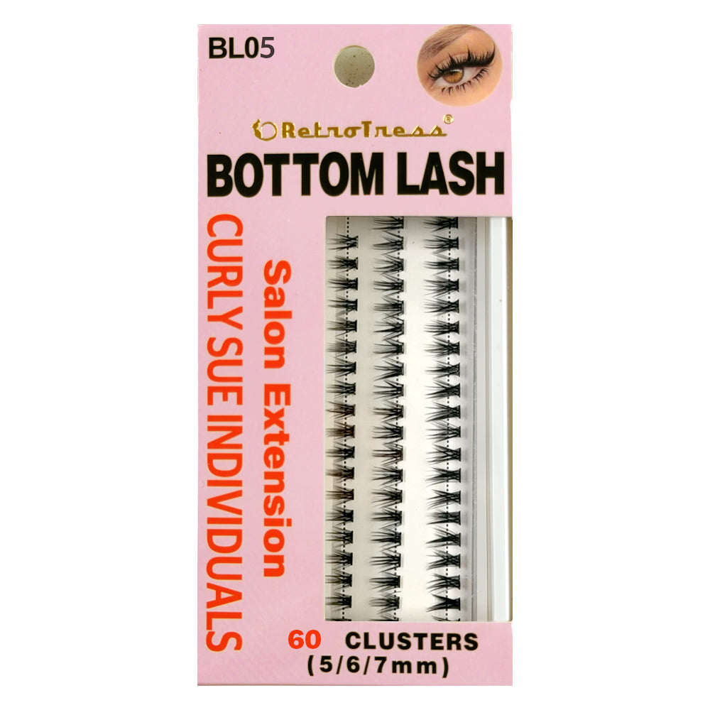 RetroTress Bottom Lash  DIY Individual Clusters Lower Under Lash Extensions