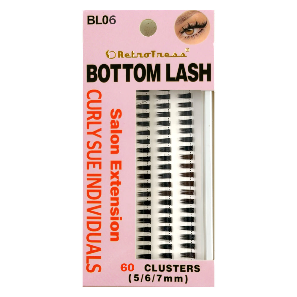 RetroTress Bottom Lash  DIY Individual Clusters Lower Under Lash Extensions