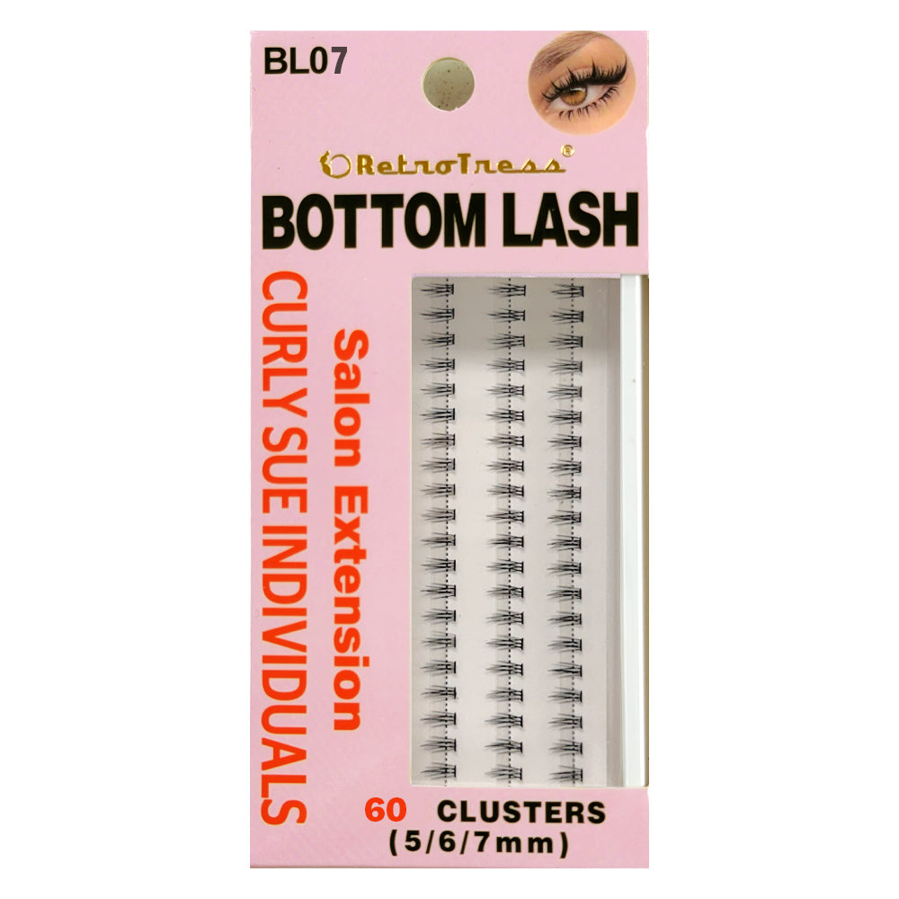 RetroTress Bottom Lash  DIY Individual Clusters Lower Under Lash Extensions