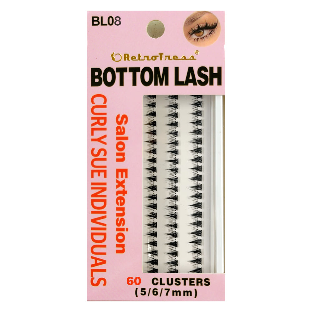 RetroTress Bottom Lash  DIY Individual Clusters Lower Under Lash Extensions