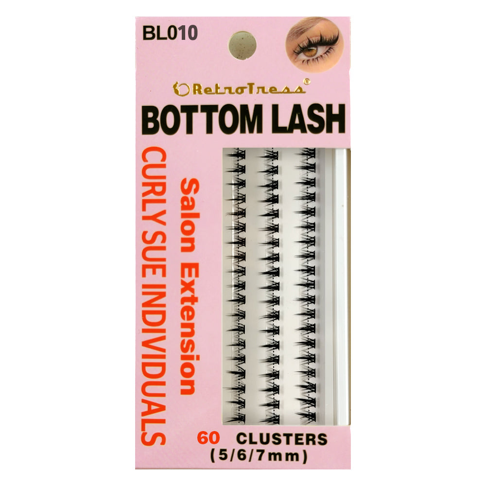 RetroTress Bottom Lash  DIY Individual Clusters Lower Under Lash Extensions