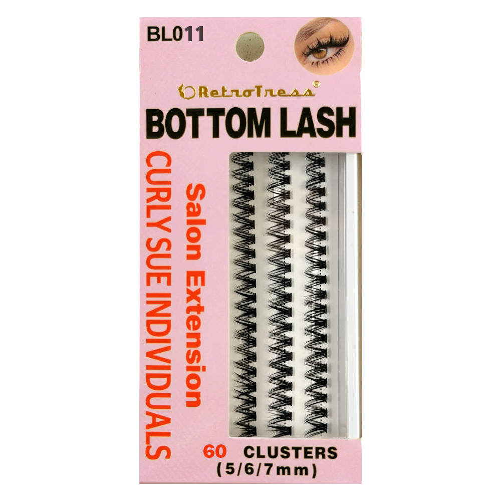 RetroTress Bottom Lash  DIY Individual Clusters Lower Under Lash Extensions