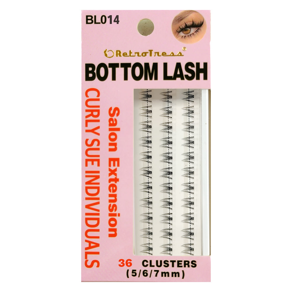 RetroTress Bottom Lash  DIY Individual Clusters Lower Under Lash Extensions
