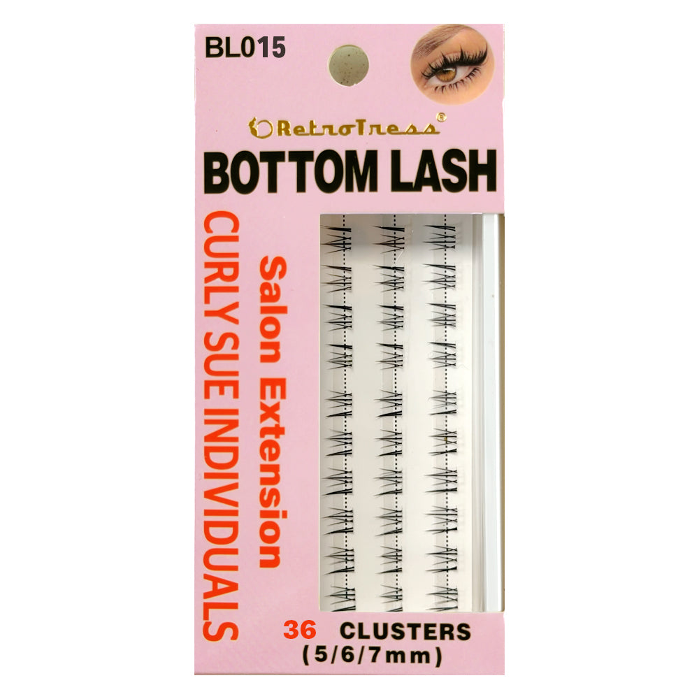 RetroTress Bottom Lash  DIY Individual Clusters Lower Under Lash Extensions