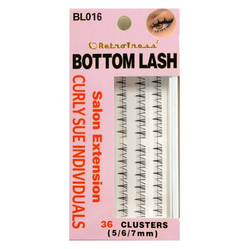 RetroTress Bottom Lash  DIY Individual Clusters Lower Under Lash Extensions