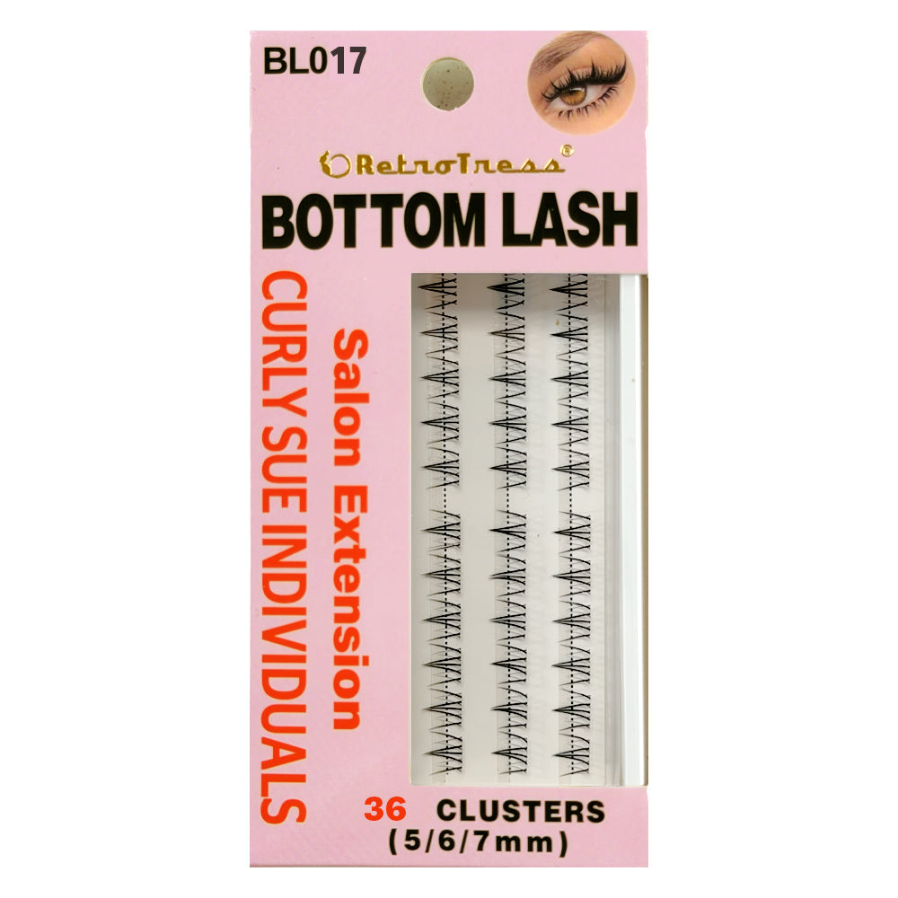 RetroTress Bottom Lash  DIY Individual Clusters Lower Under Lash Extensions