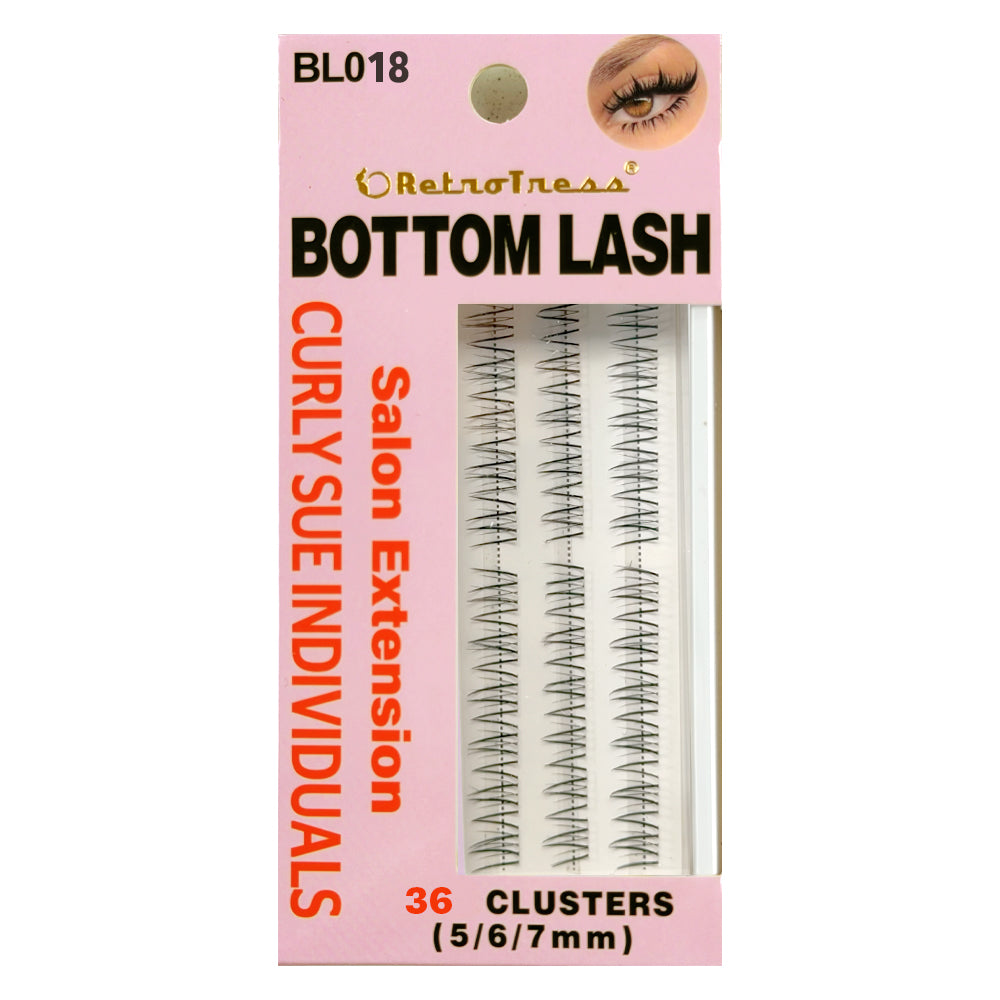 RetroTress Bottom Lash  DIY Individual Clusters Lower Under Lash Extensions