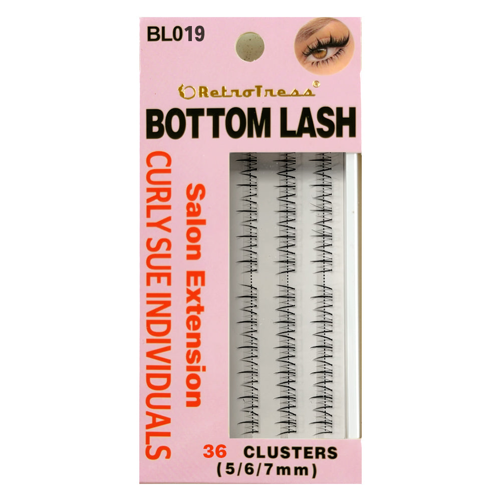 RetroTress Bottom Lash  DIY Individual Clusters Lower Under Lash Extensions