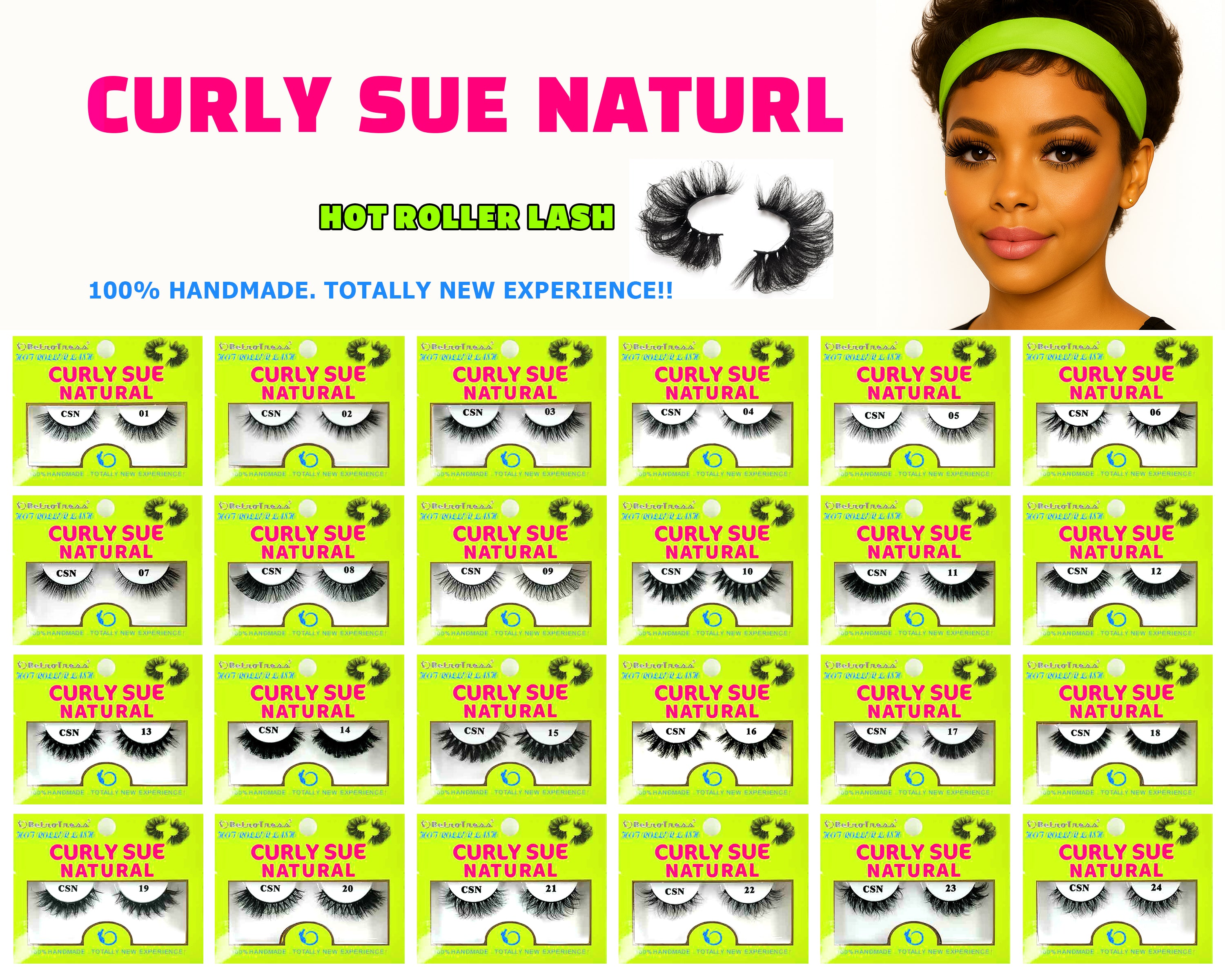 RetroTress Lashes Curly Sue Natural Eye Lashes