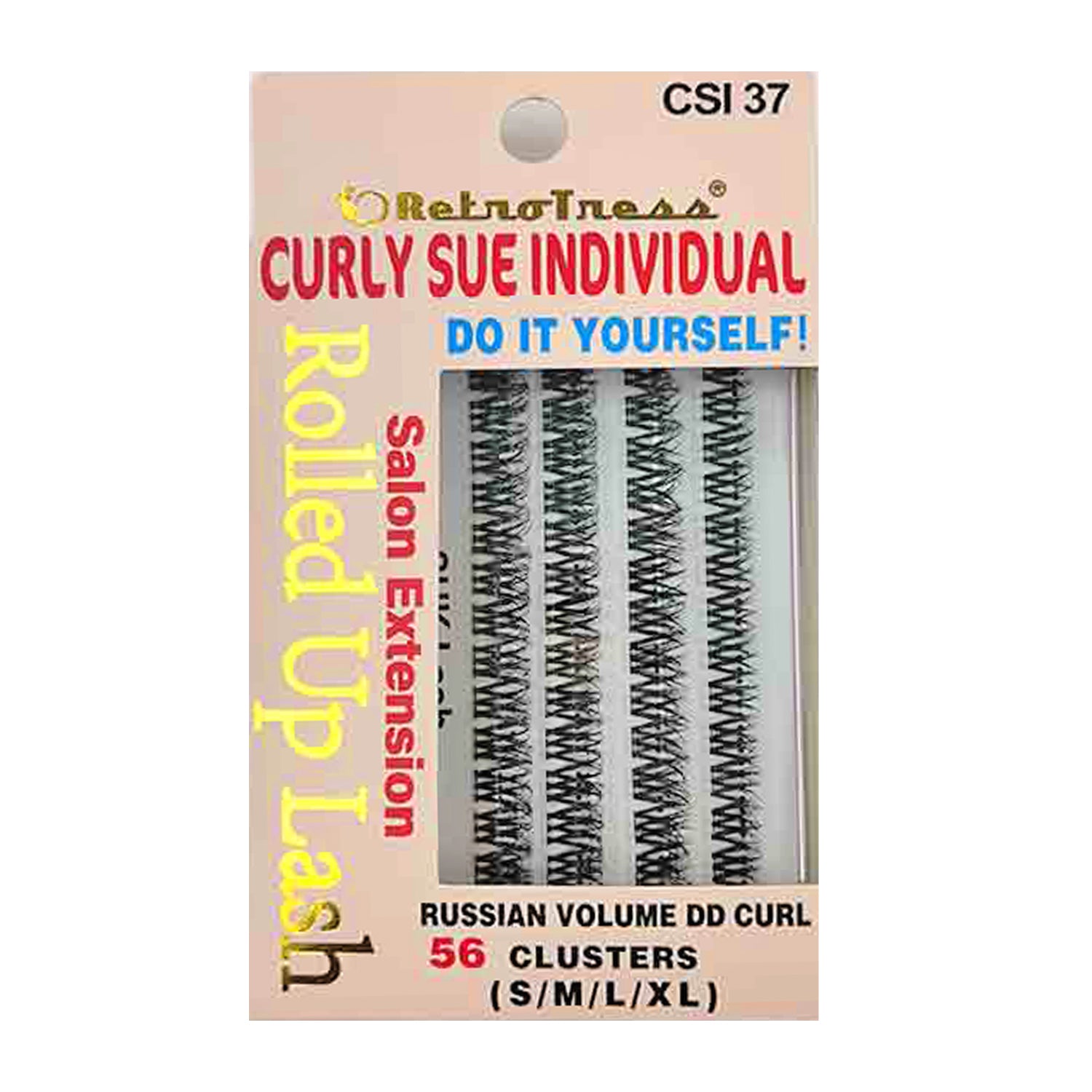 RetroTress -Curly Sue  Individual Lash(CSI) Clusters DIY Individual Eyelashes Extension  Wispy Clusters Lashes