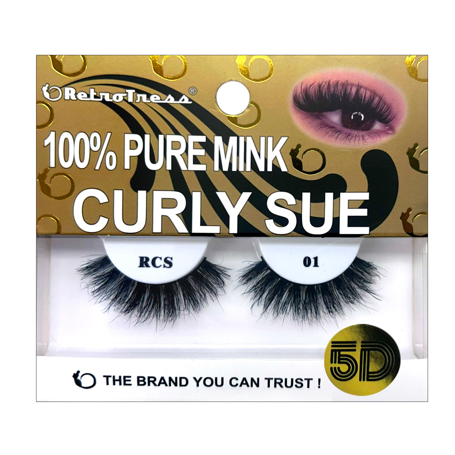 RetroTress  100% PURE MINK CURLY SUE - RCS