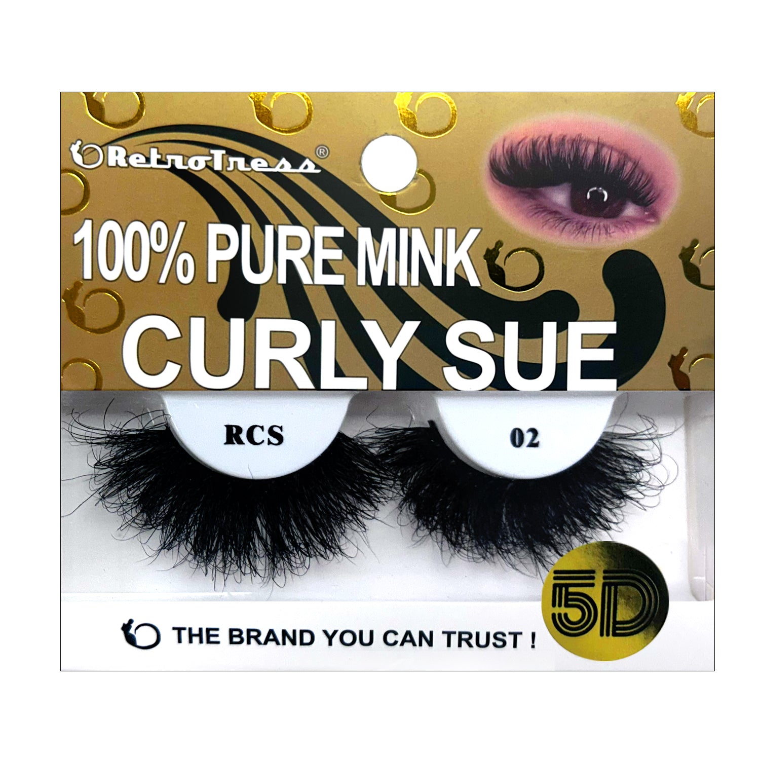 RetroTress  100% PURE MINK CURLY SUE - RCS