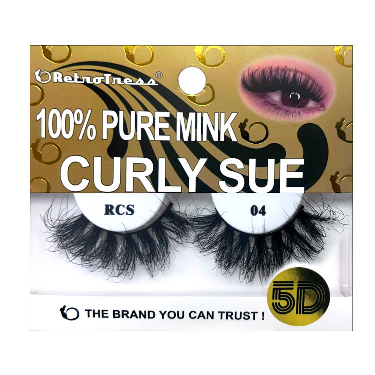 RetroTress  100% PURE MINK CURLY SUE - RCS