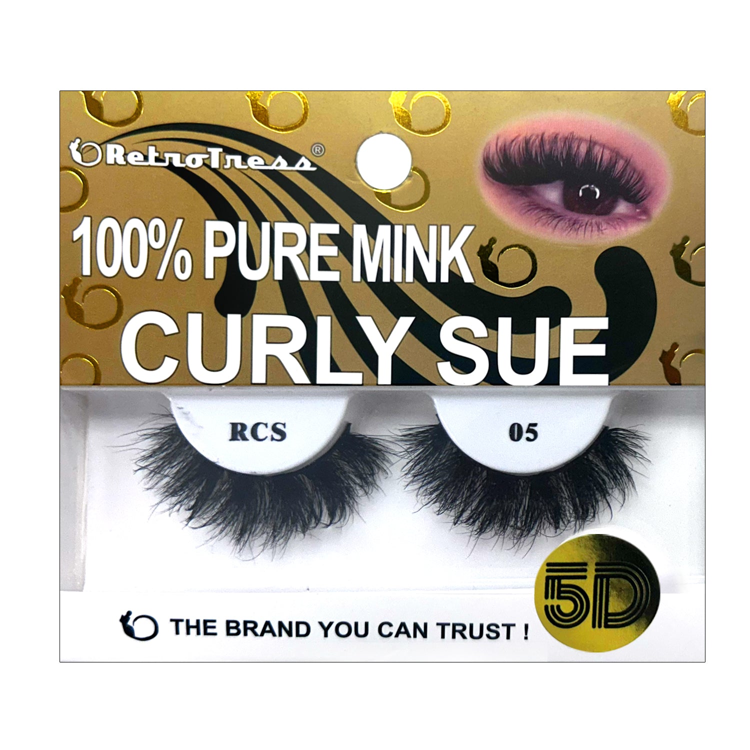 RetroTress  100% PURE MINK CURLY SUE - RCS