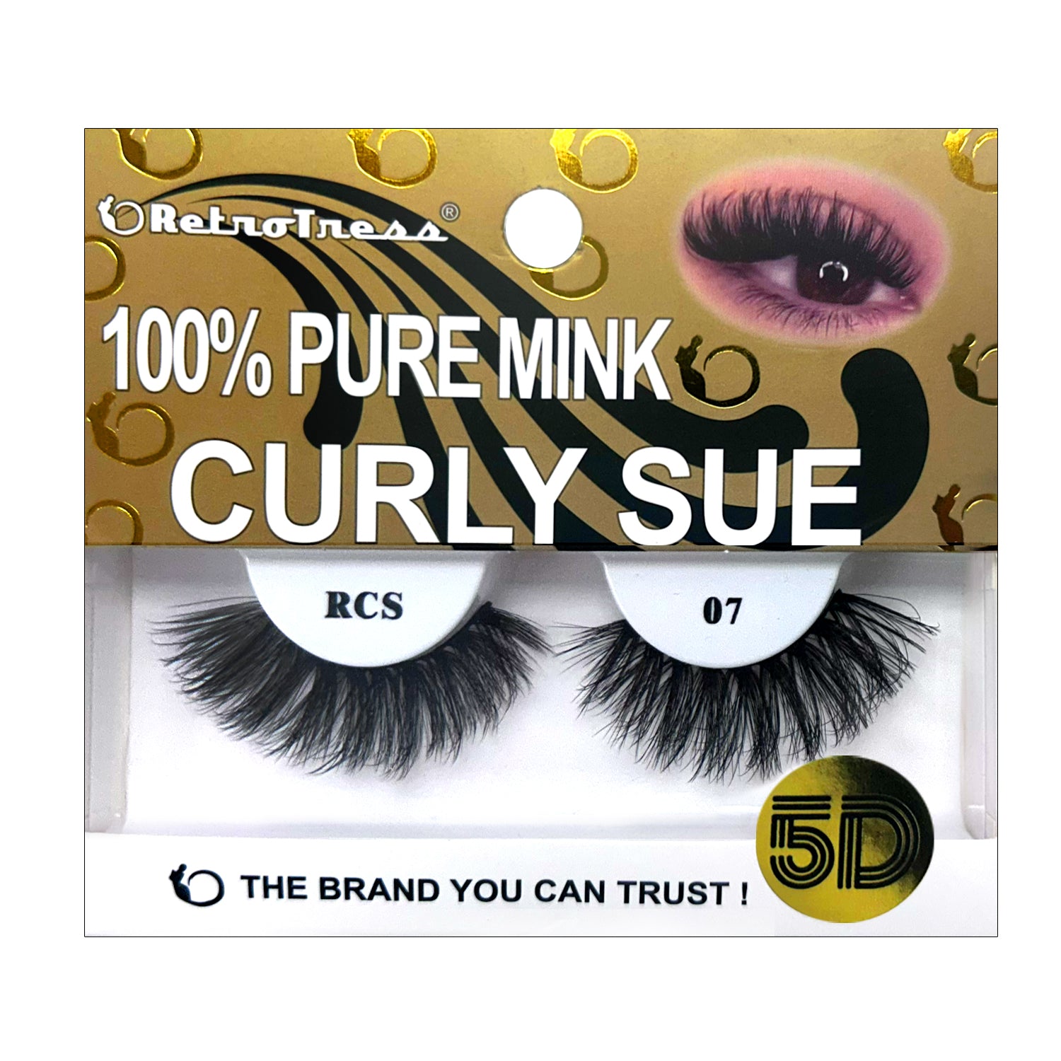 RetroTress  100% PURE MINK CURLY SUE - RCS
