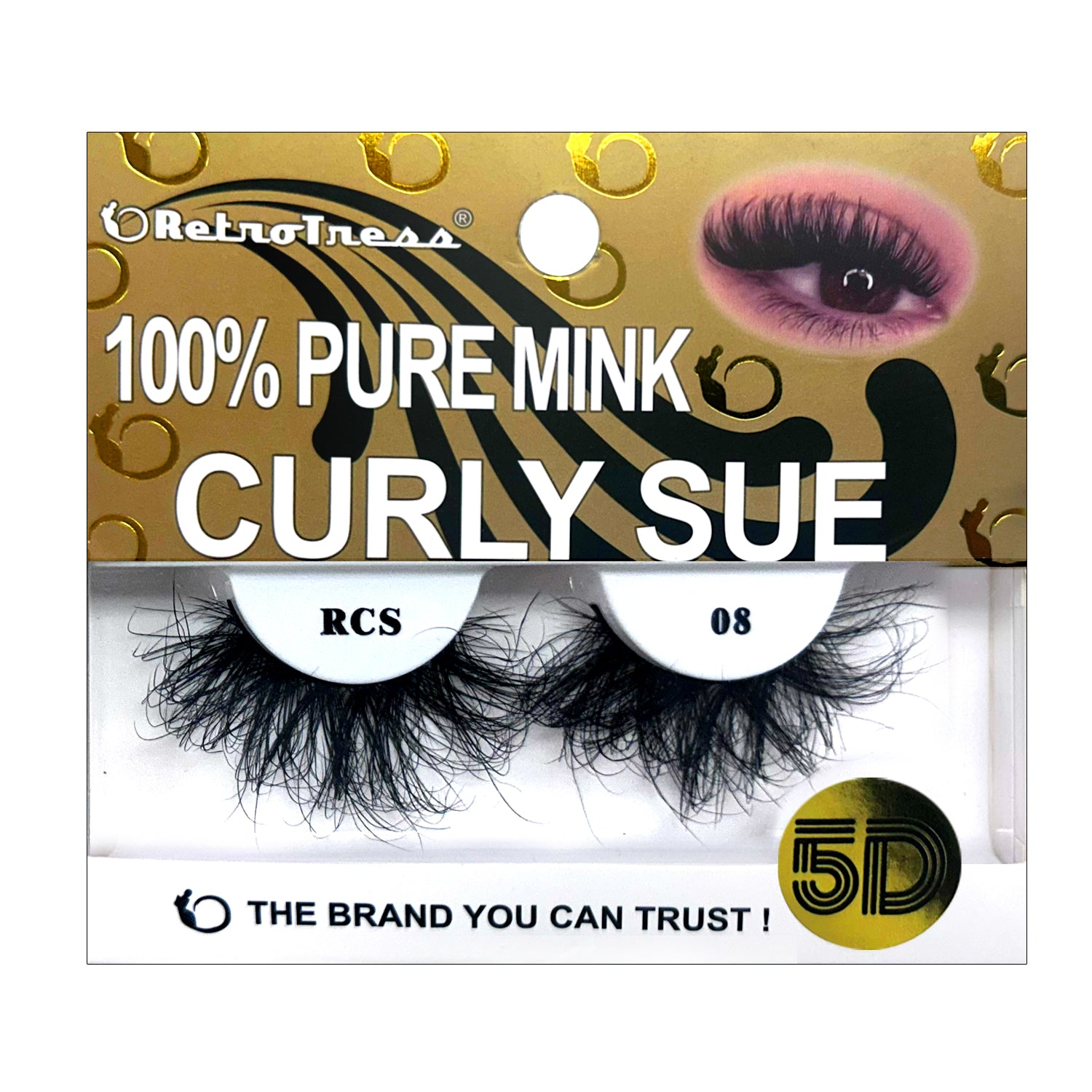 RetroTress  100% PURE MINK CURLY SUE - RCS