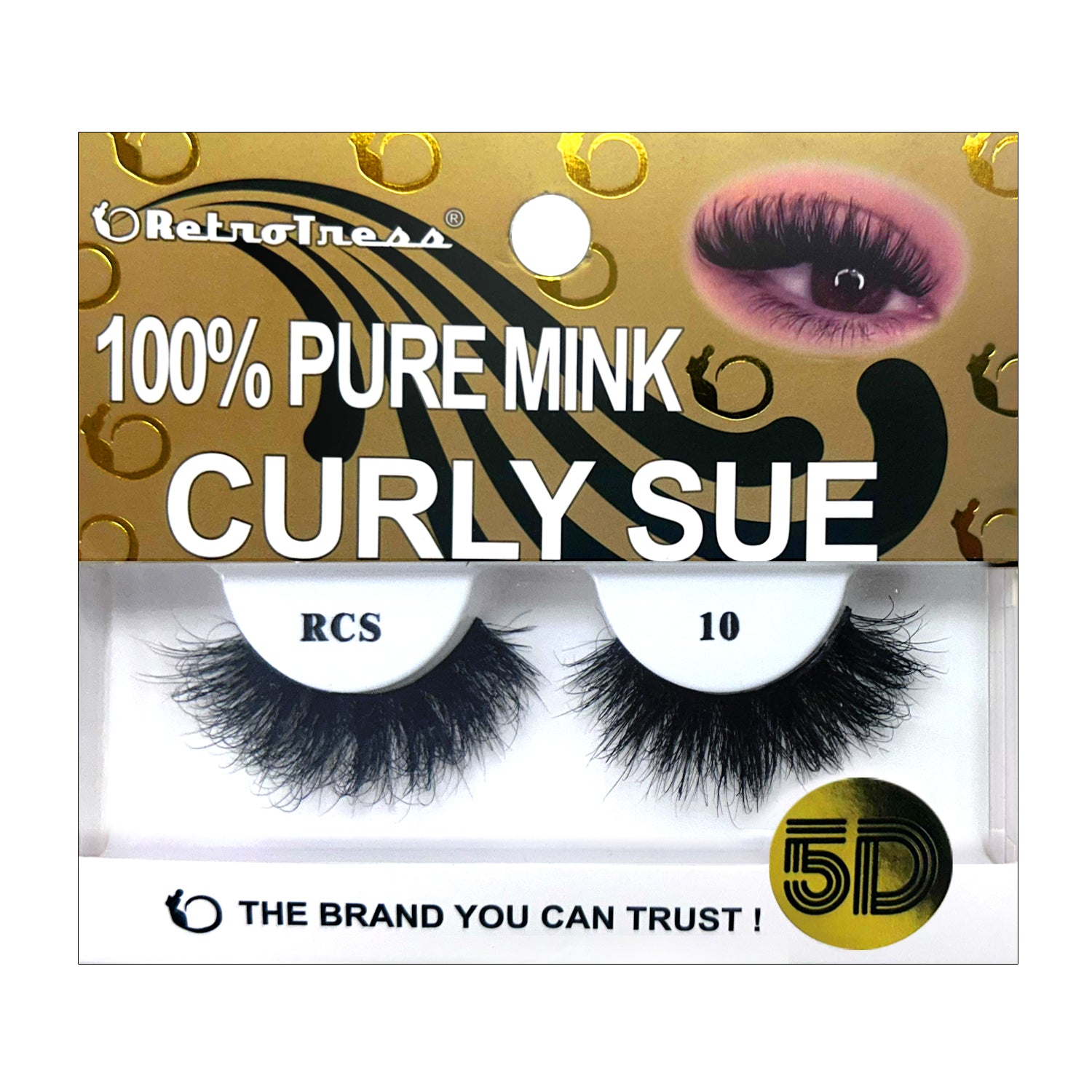 RetroTress  100% PURE MINK CURLY SUE - RCS