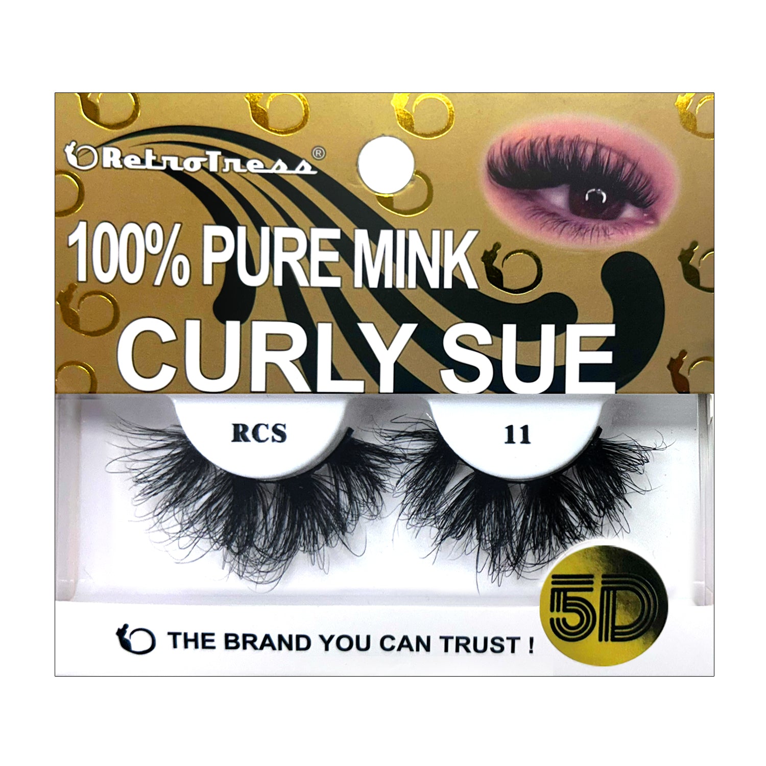 RetroTress  100% PURE MINK CURLY SUE - RCS