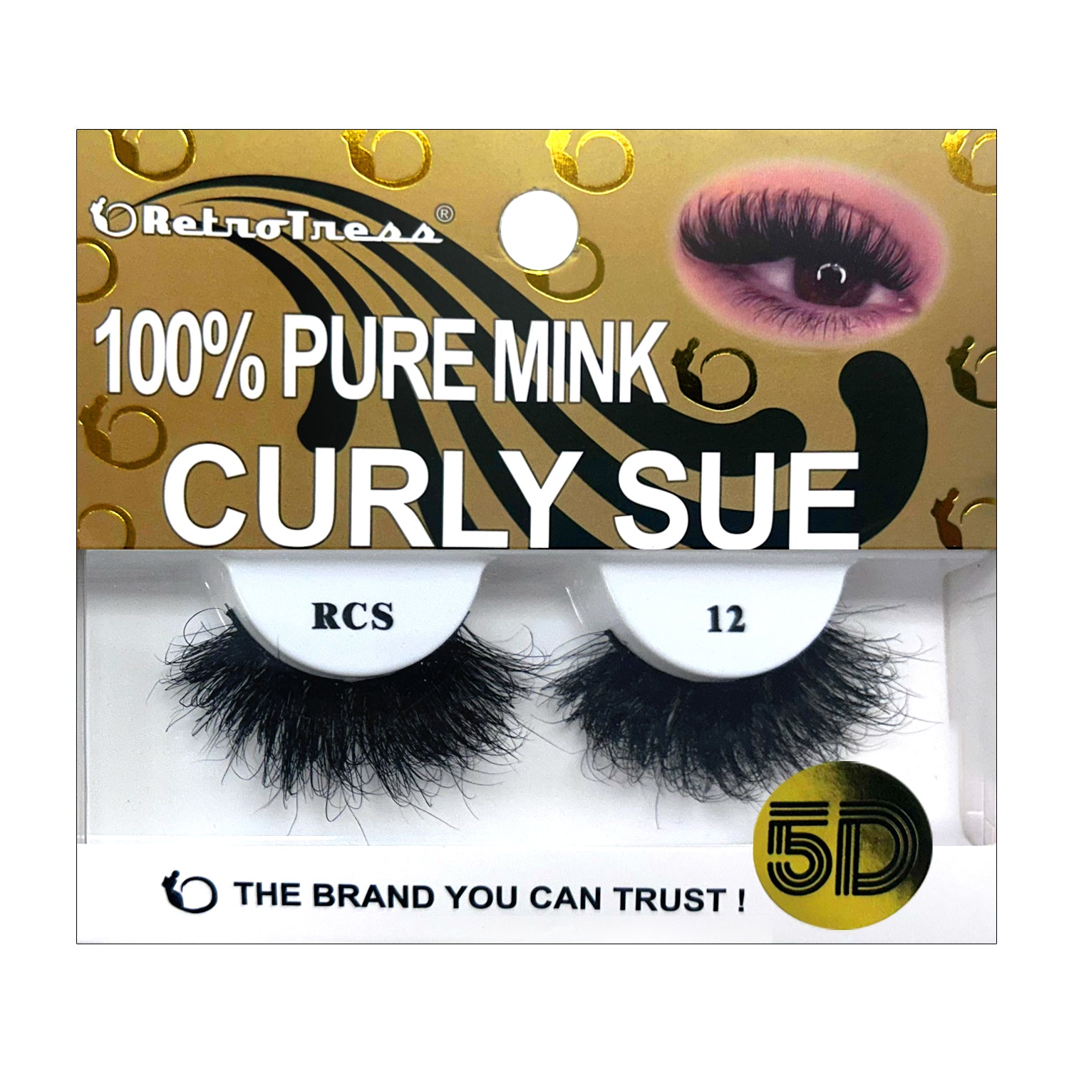 RetroTress  100% PURE MINK CURLY SUE - RCS