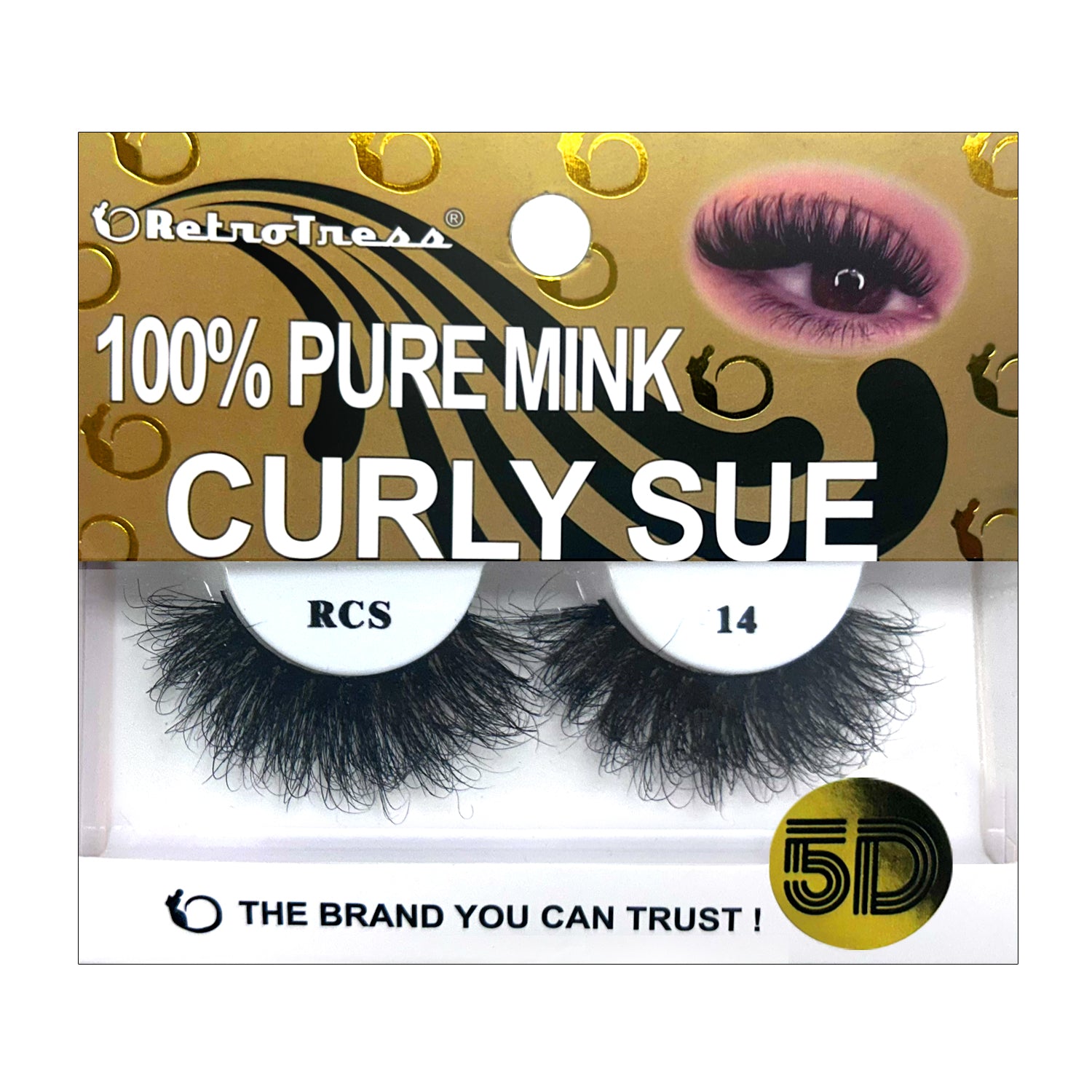 RetroTress  100% PURE MINK CURLY SUE - RCS