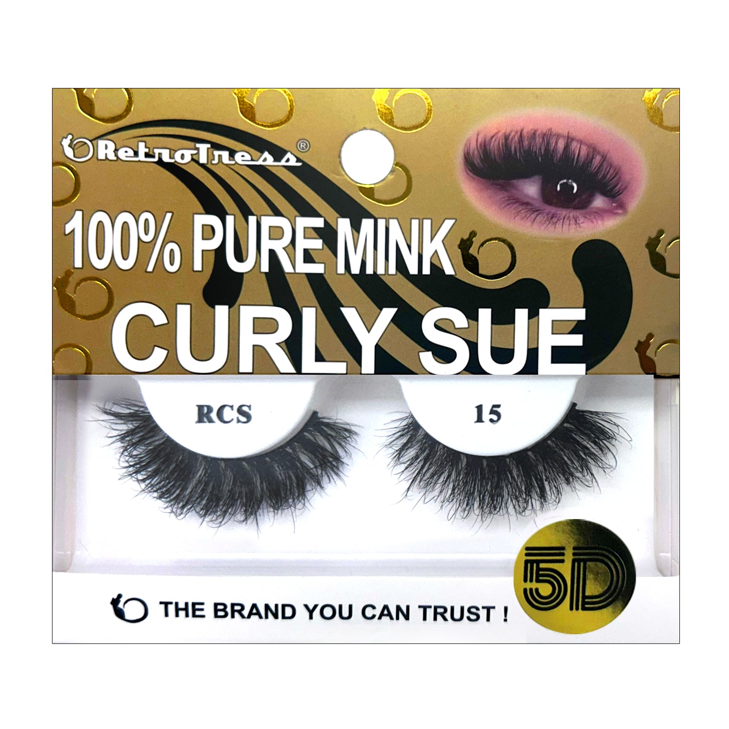 RetroTress  100% PURE MINK CURLY SUE - RCS