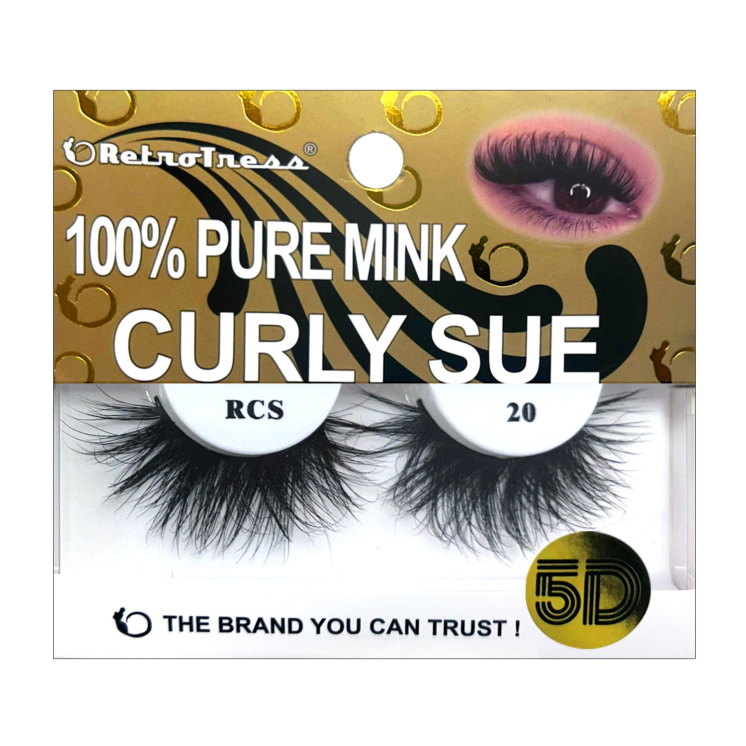 RetroTress  100% PURE MINK CURLY SUE - RCS