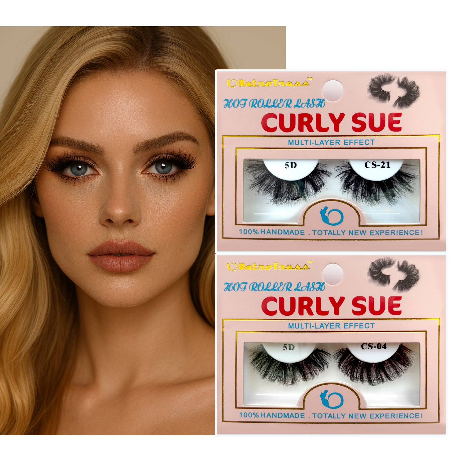 RetroTress Lashes Curly Sue Hot Roller Eyelashes