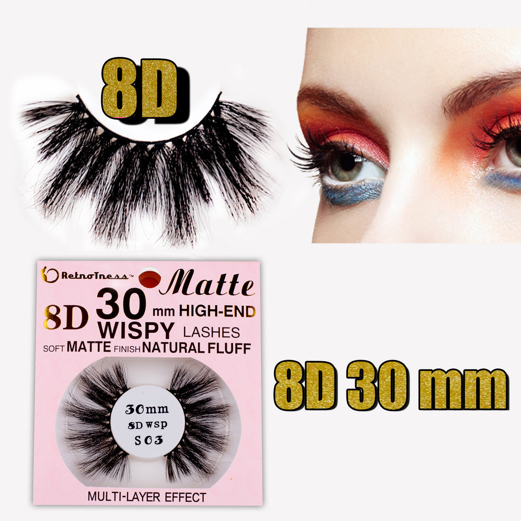 RetroTress Lashes- 8D 30mm Wispy Eyelashes
