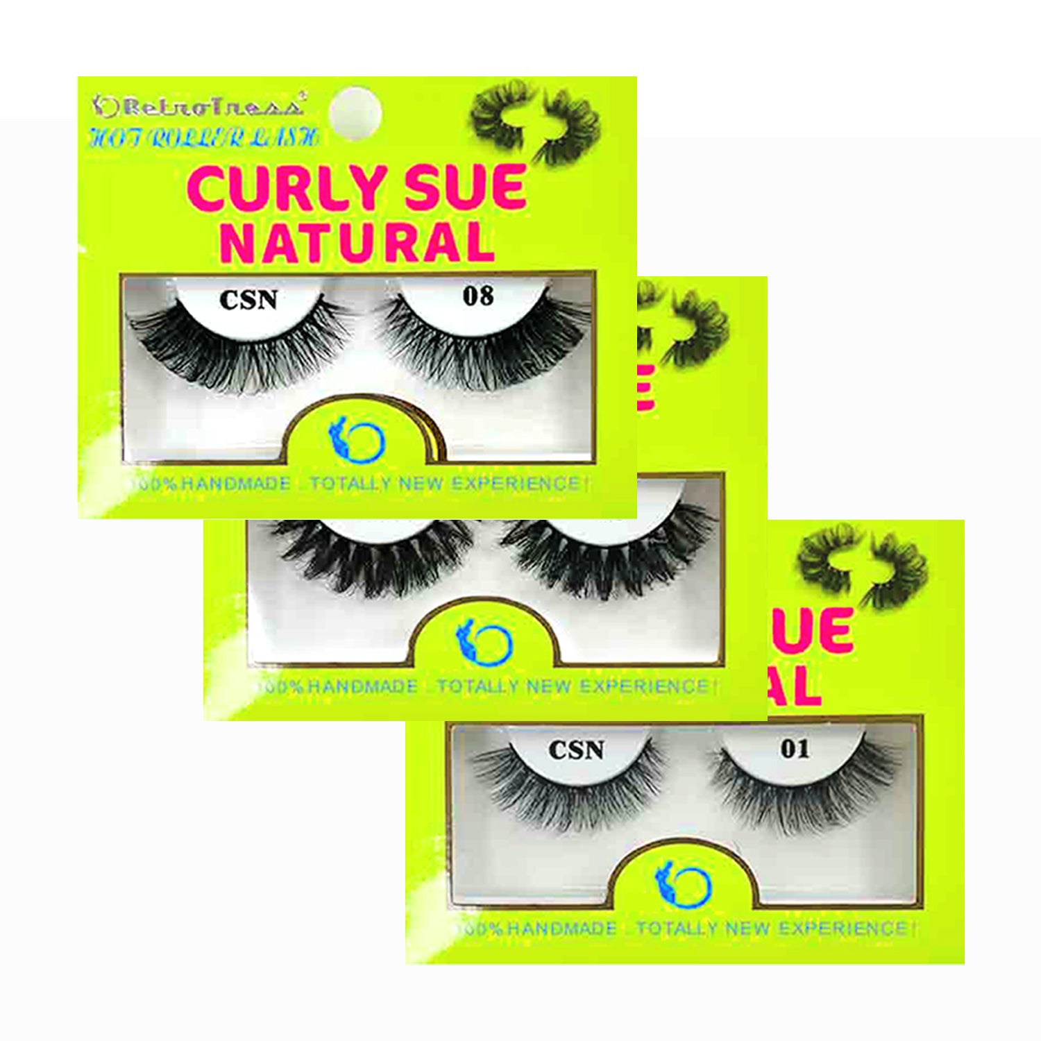 RetroTress Lashes Curly Sue Natural Eyelashes-CSN