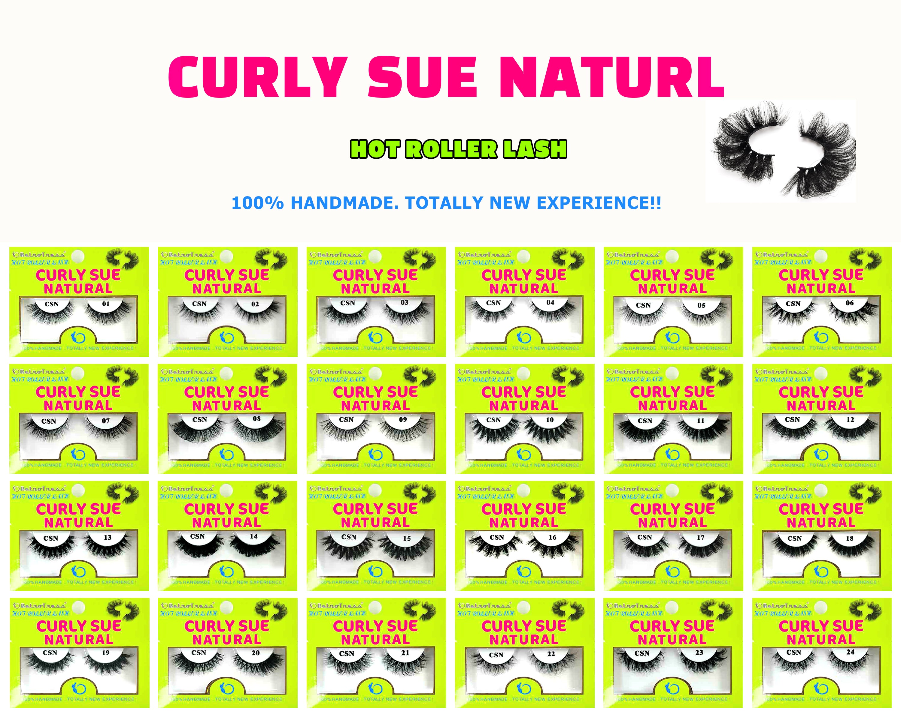 RetroTress Lashes Curly Sue Natural Eyelashes-CSN