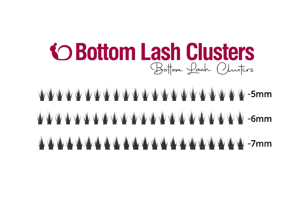 RetroTress Bottom Lash DIY Individual Clusters Lower Under Lash Extension